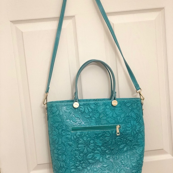 SOLD Borse Italian Leather Shoulder Bag Handbag - Picture 3 of 8